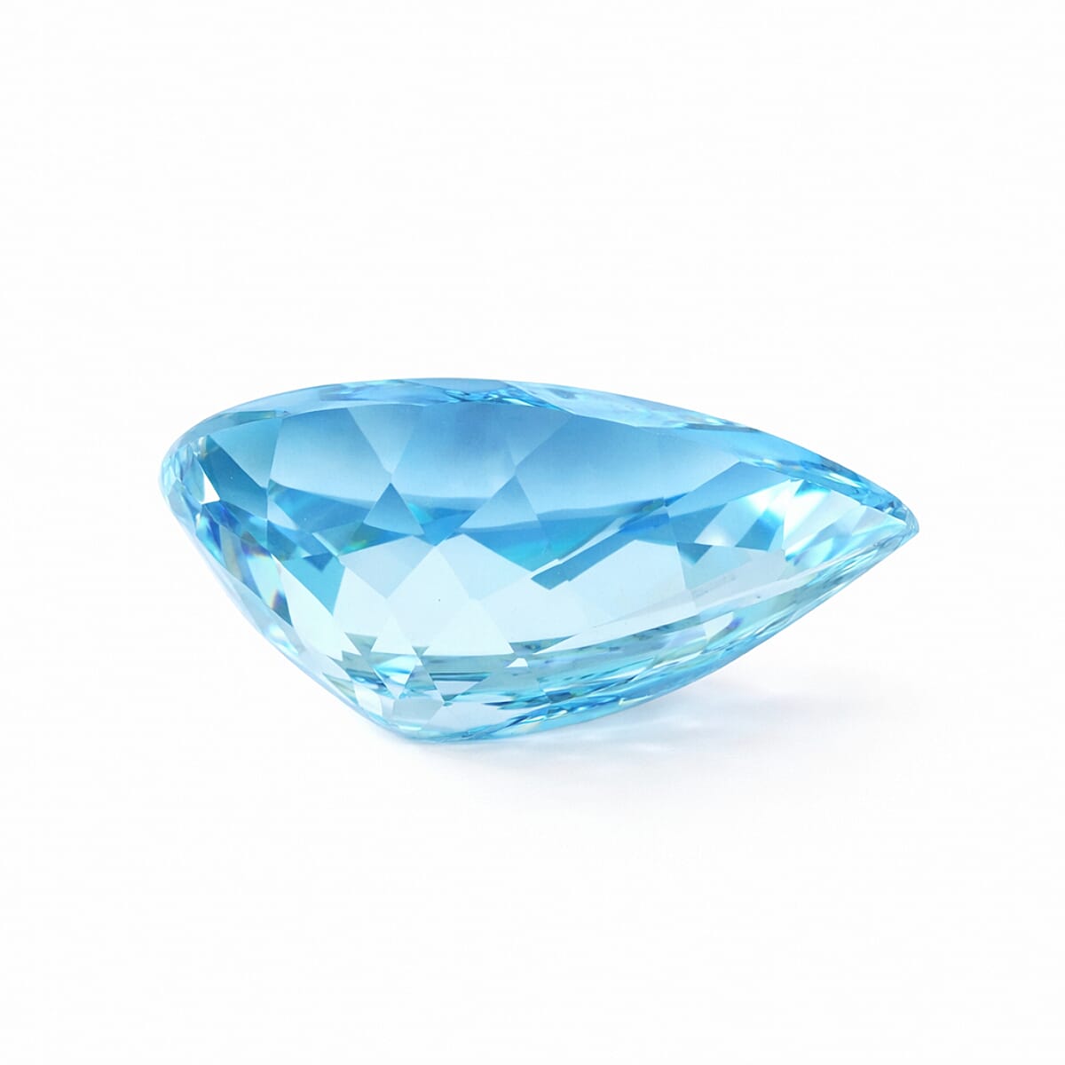 Certified and Appraised AAAA Santa Maria Aquamarine (Pear Free Size) 3.00 ctw