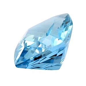 Certified and Appraised AAAA Santa Maria Aquamarine (Cush Free Size) 3.00 ctw