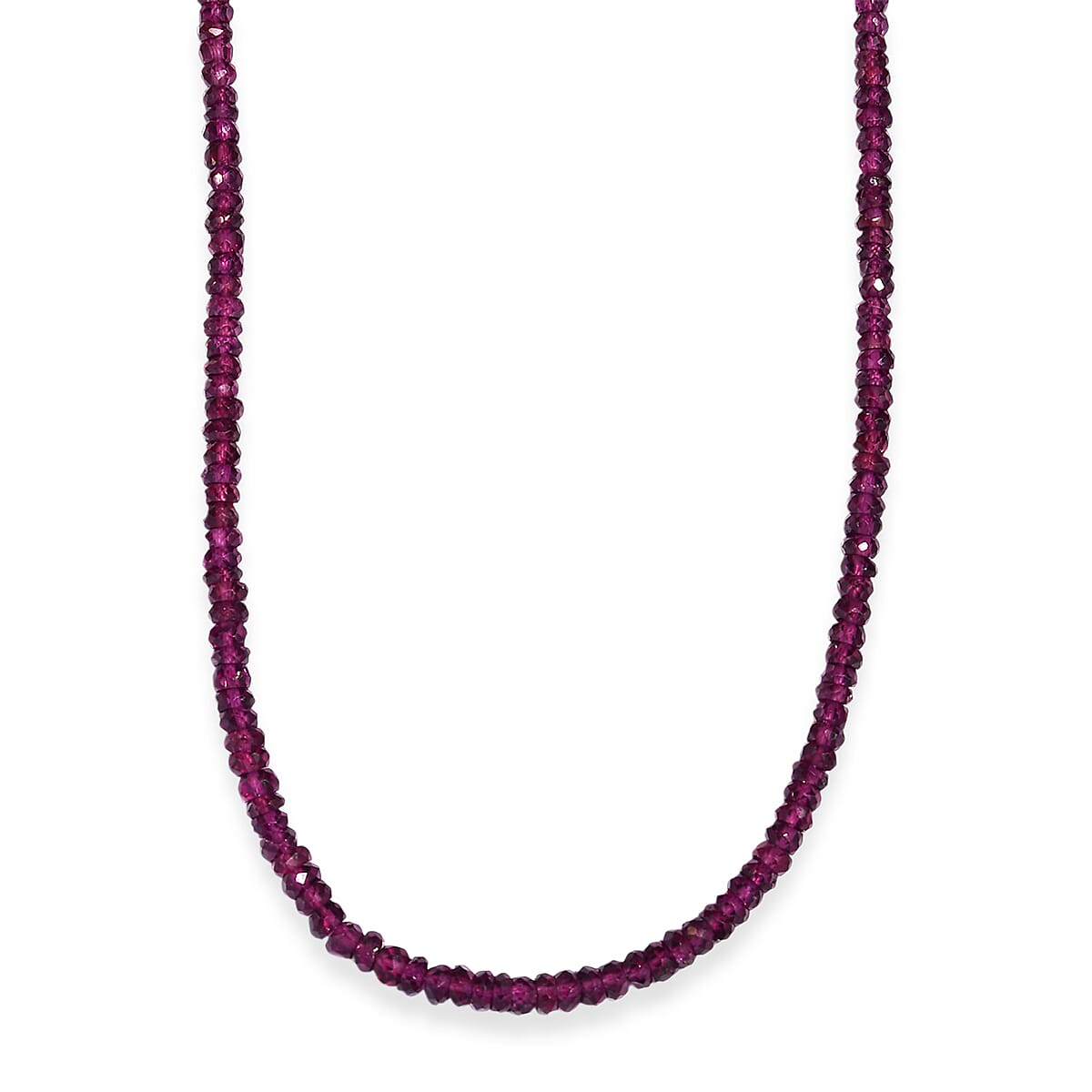 D'Joy Premium Radiant Ember Garnet 76.00 ctw Beaded Necklace in 18K Vermeil Yellow Gold Over Sterling Silver (18-20 Inches) image number 3