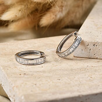 Rhodium Over Sterling Silver - Product card gallery slide 2 (10198336373049)