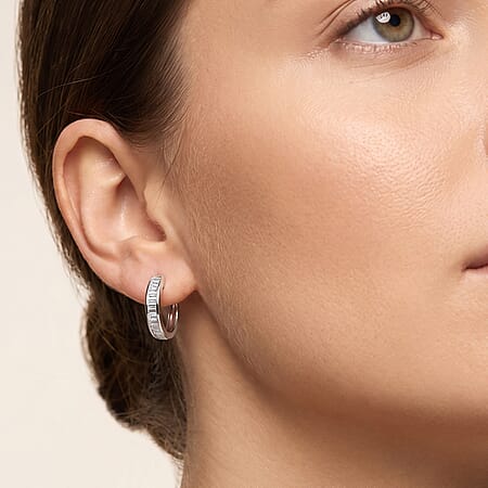 Rhodium Over Sterling Silver - Product card gallery slide 4 (10198336373049)