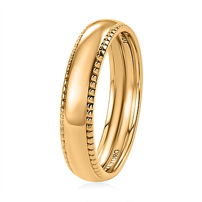 Luxoro Band Ring in 10K Green Gold (Size 6.0) 2.20 Grams