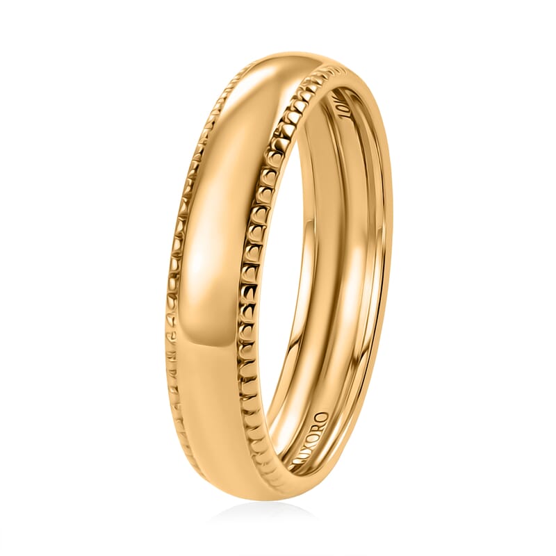 Luxoro Band Ring in 10K Green Gold (Size 6.0) 2.20 Grams
