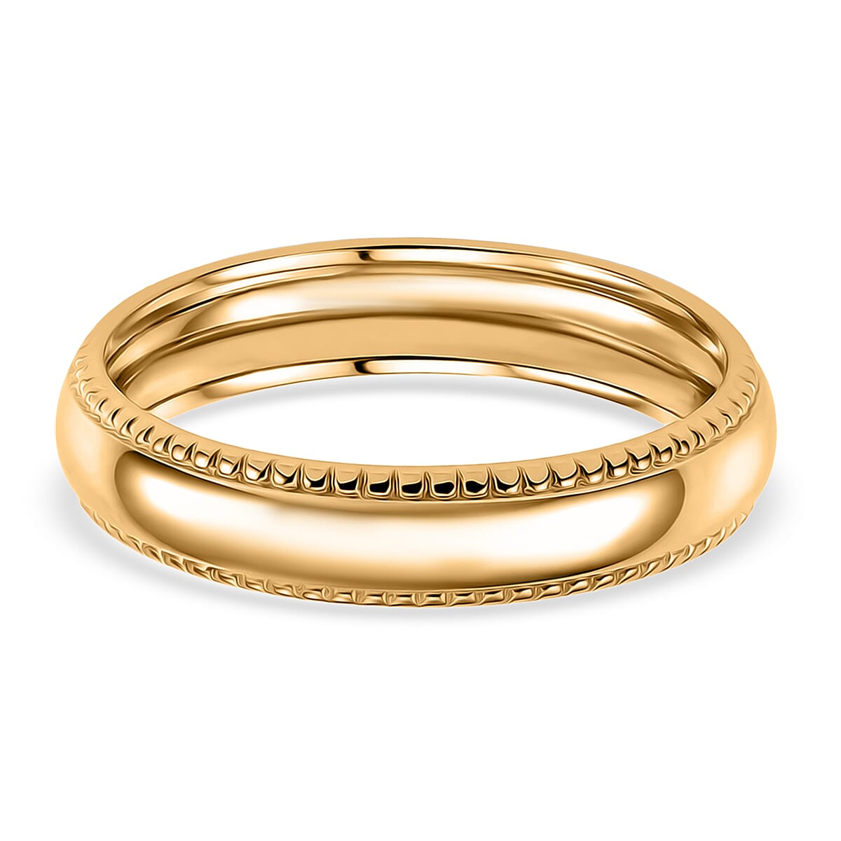 Luxoro Band Ring in 10K Green Gold (Size 6.0) 2.20 Grams