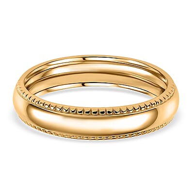 Luxoro Band Ring in 10K Green Gold (Size 6.0) 2.20 Grams