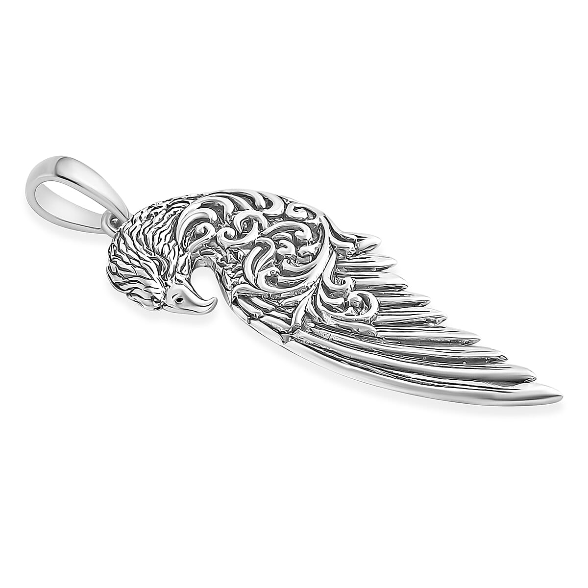 D'Joy Bali Legacy Egle Pendant without Chain in Sterling Silver 5.20 Grams