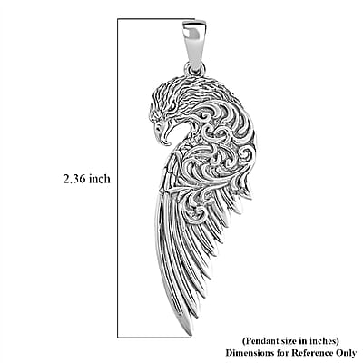 D'Joy Bali Legacy Egle Pendant without Chain in Sterling Silver 5.20 Grams