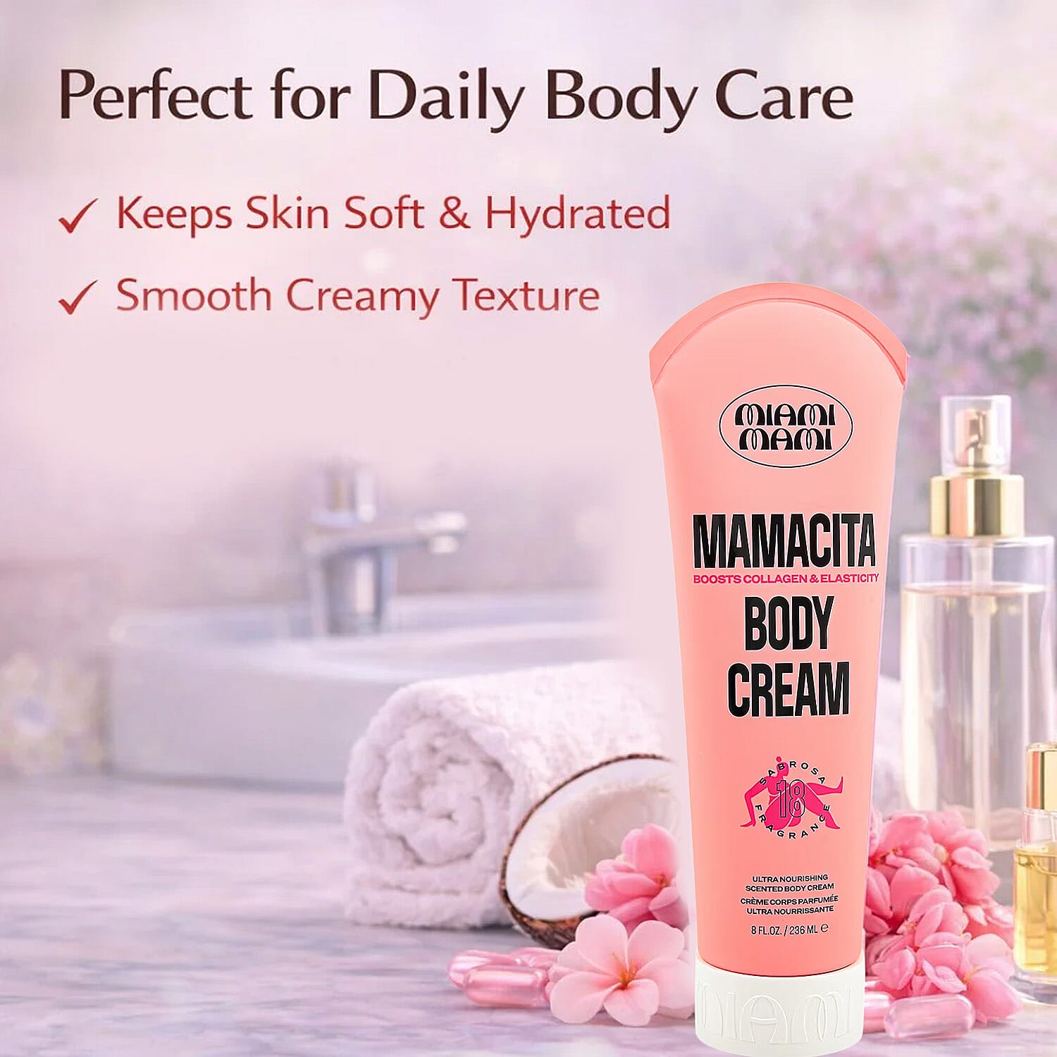 Miami Mami Mamacita Women's Body Cream 236ml/8oz