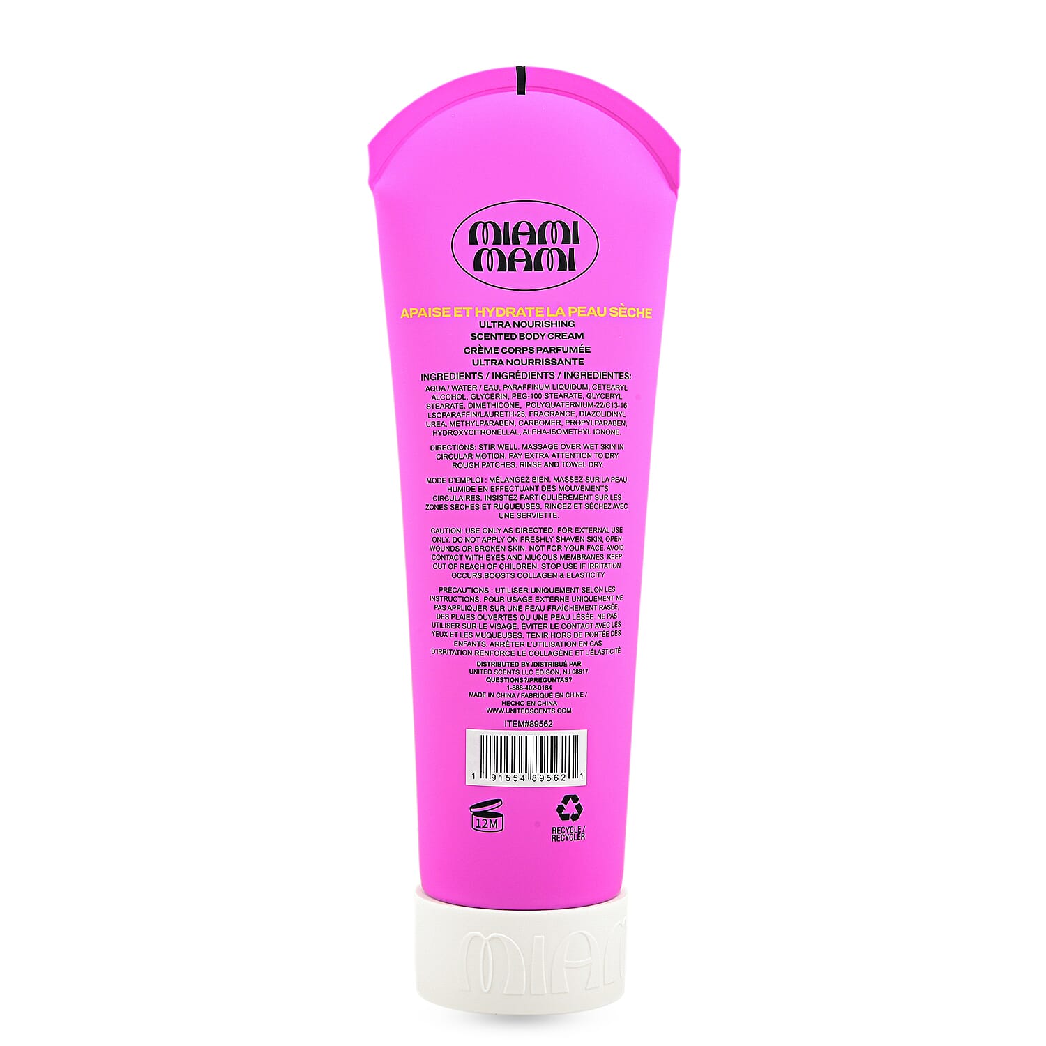 Miami Mami Tentacion Women's Body Cream 236ml/8oz