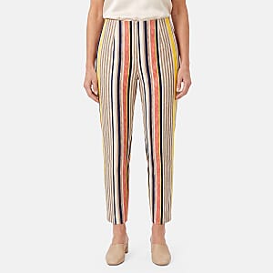 Lina Gabrielle Multi Color Brush Stripe Pull on Pant-4