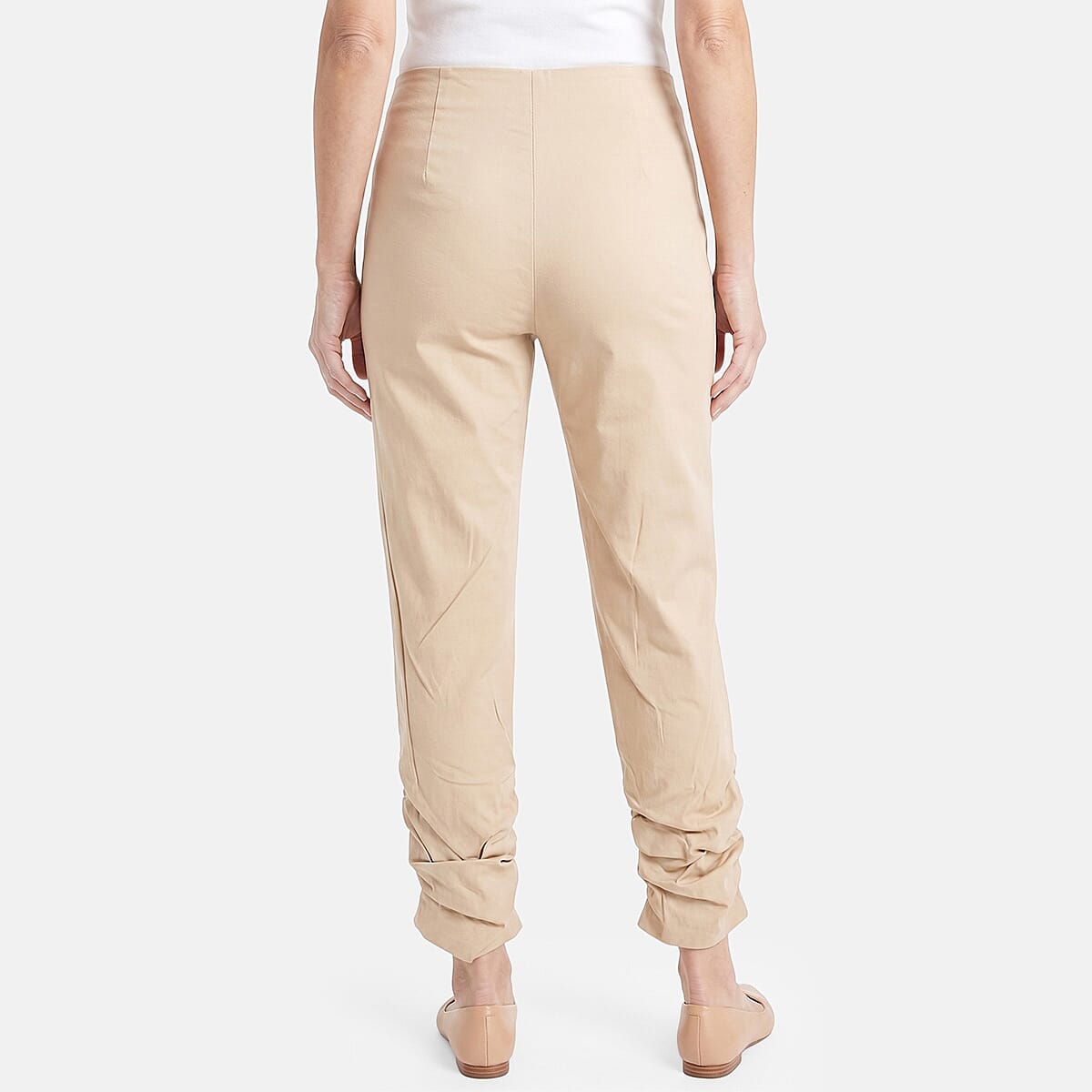 Lina Gabrielle Ecru Techno Pull on Pant-4 image number 2