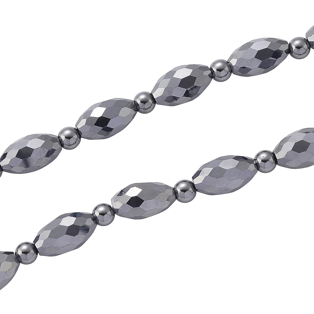 Terahertz 140.00 ctw Beaded Necklace in Stainless Steel 18-20 Inches  image number 3