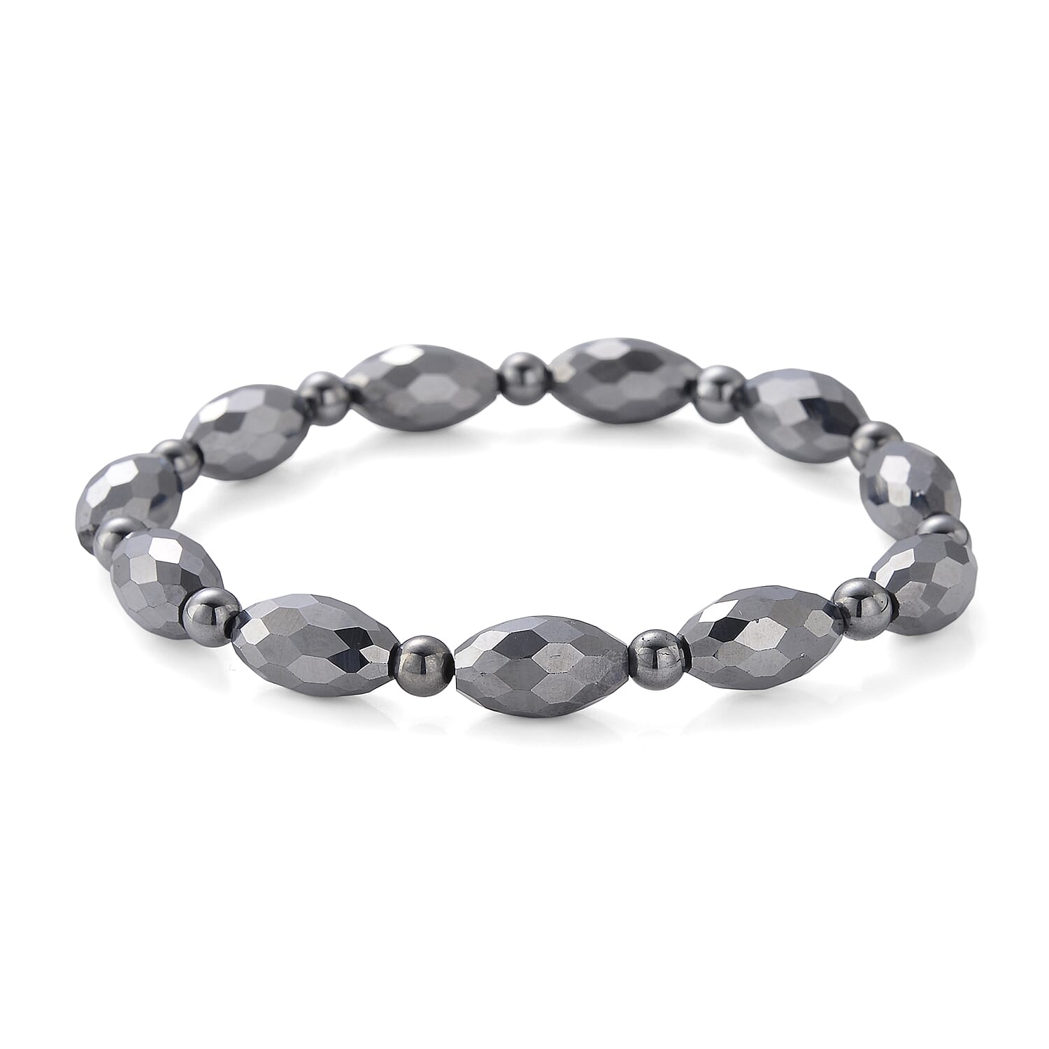 Terahertz 65.00 ctw Beaded Stretch Bracelet