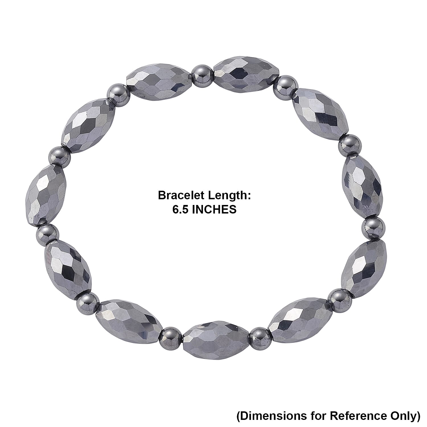 Terahertz 65.00 ctw Beaded Stretch Bracelet