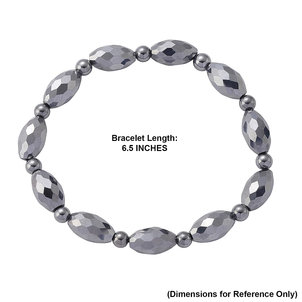 Terahertz 65.00 ctw Beaded Stretch Bracelet image number 4