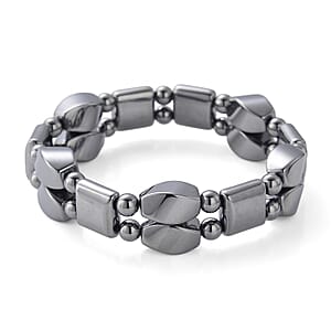 Terahertz 140.00 ctw Beaded Stretch Bracelet