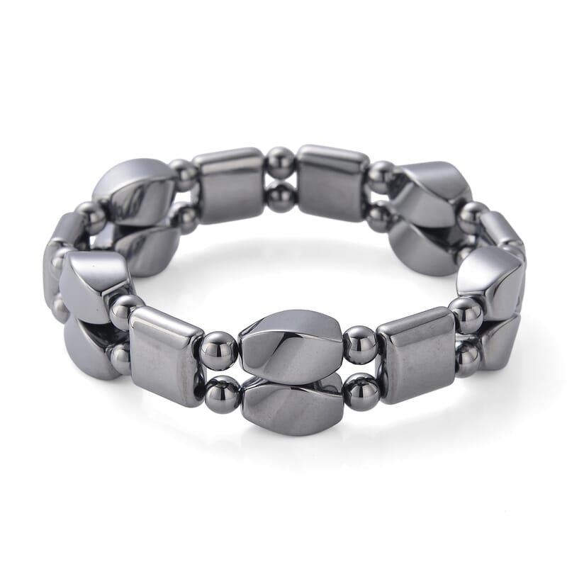 Terahertz 140.00 ctw Beaded Stretch Bracelet