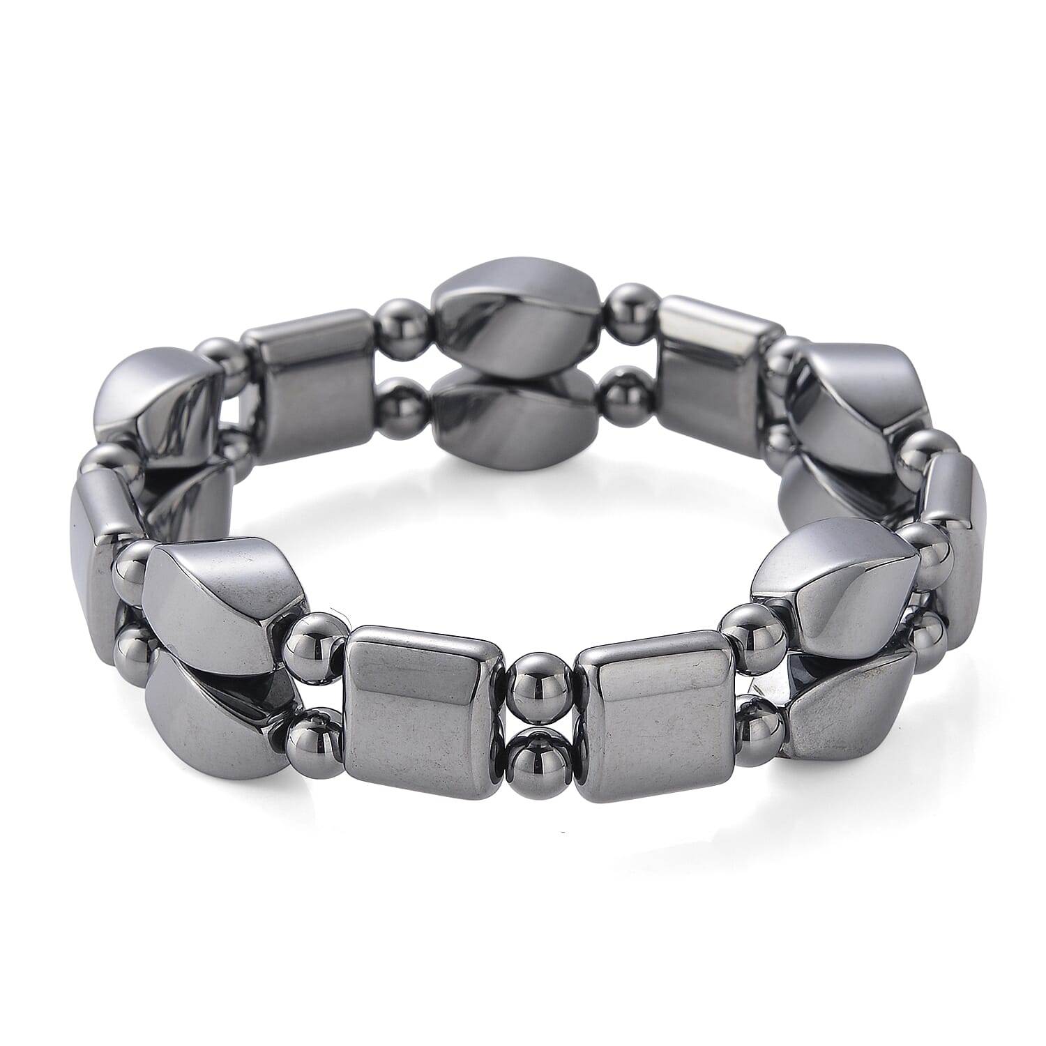 Terahertz 140.00 ctw Beaded Stretch Bracelet