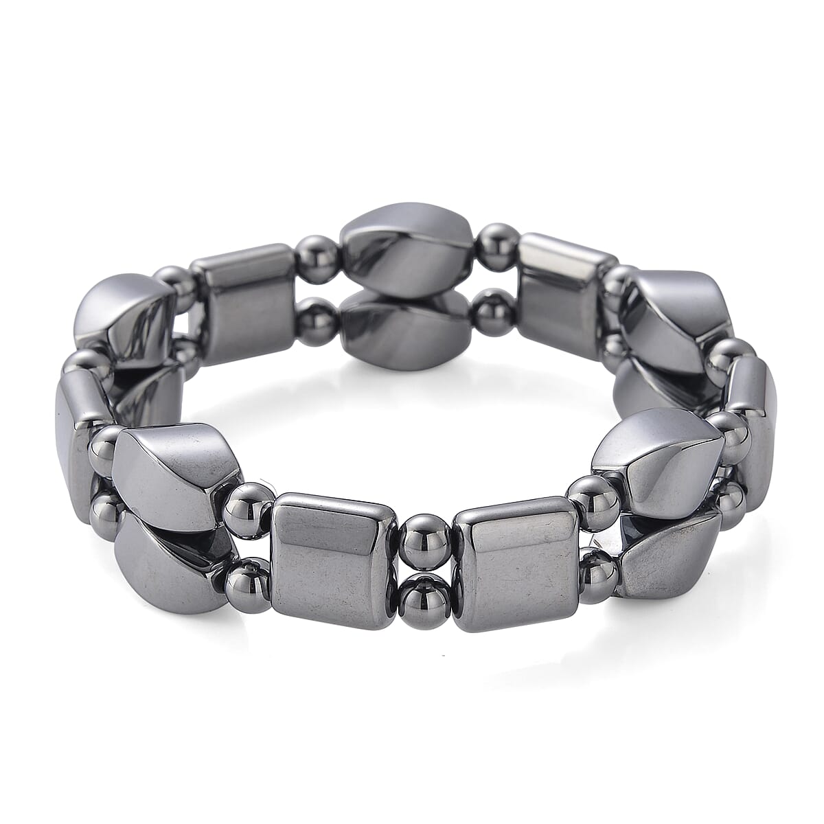 Terahertz 140.00 ctw Beaded Stretch Bracelet image number 3