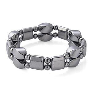 Terahertz 140.00 ctw Beaded Stretch Bracelet