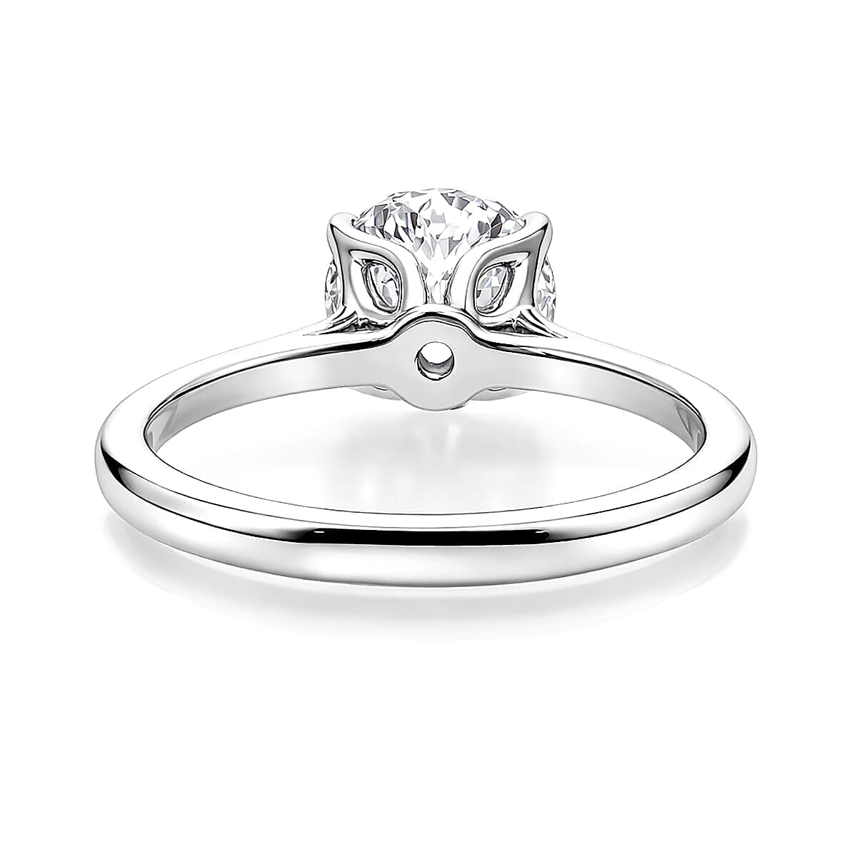IGI Certified Luxuriant Lab Grown Diamond E-F VS 2.00 ctw Solitaire Ring in 950 Platinum (Size 6.5) 4.70 Grams