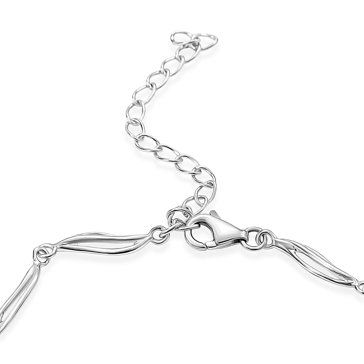 Black Opal 3.00 ctw Bracelet in Rhodium Over Sterling Silver (7-9In)