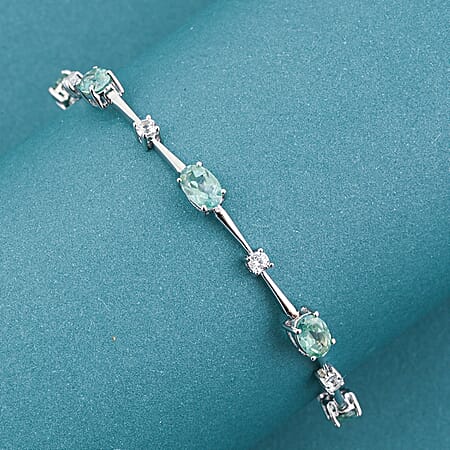 7.25 / Green Quartz / 925 Silver - Product card gallery slide 2 (10178523758905)
