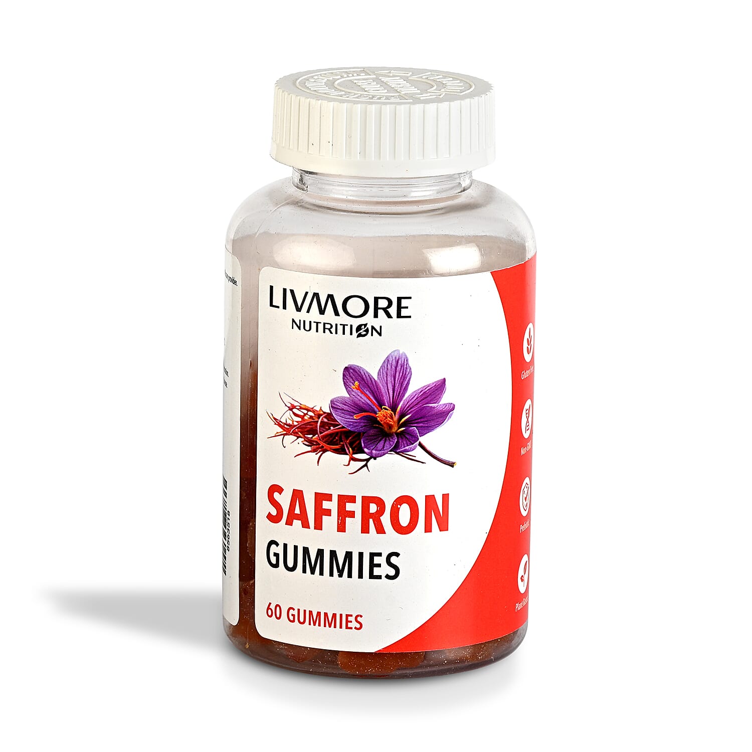 Saffron Gummies Supplement, Contains 60 gummies