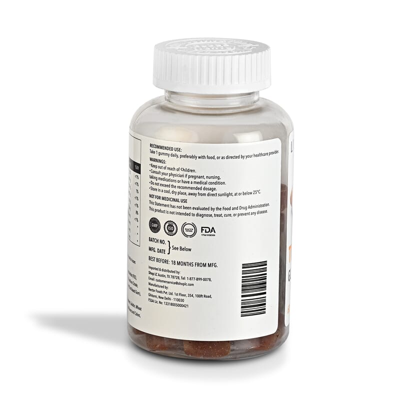 Turmeric Gummies Supplement, Contains 60 gummies