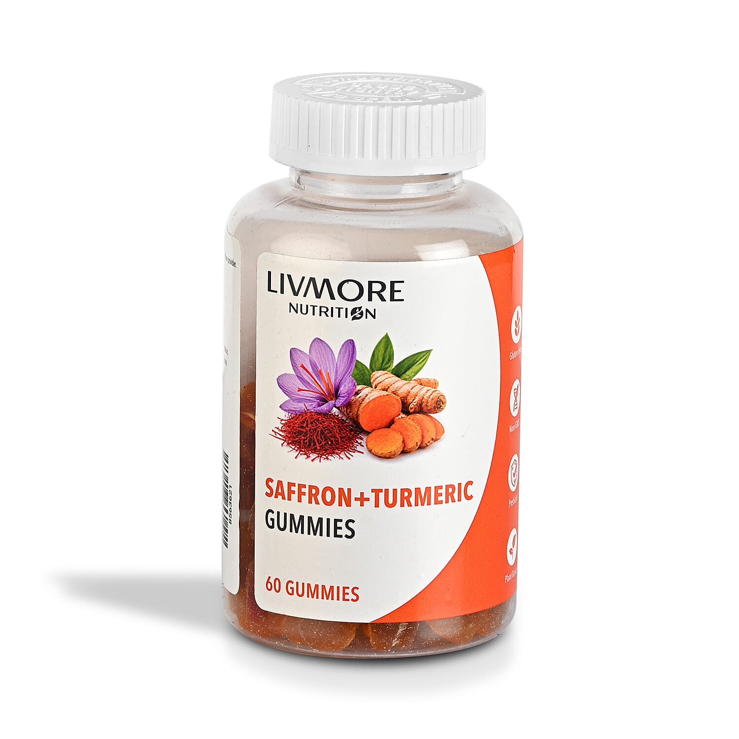 Turmericblend saffron Gummies Supplement, Contains 60 gummies