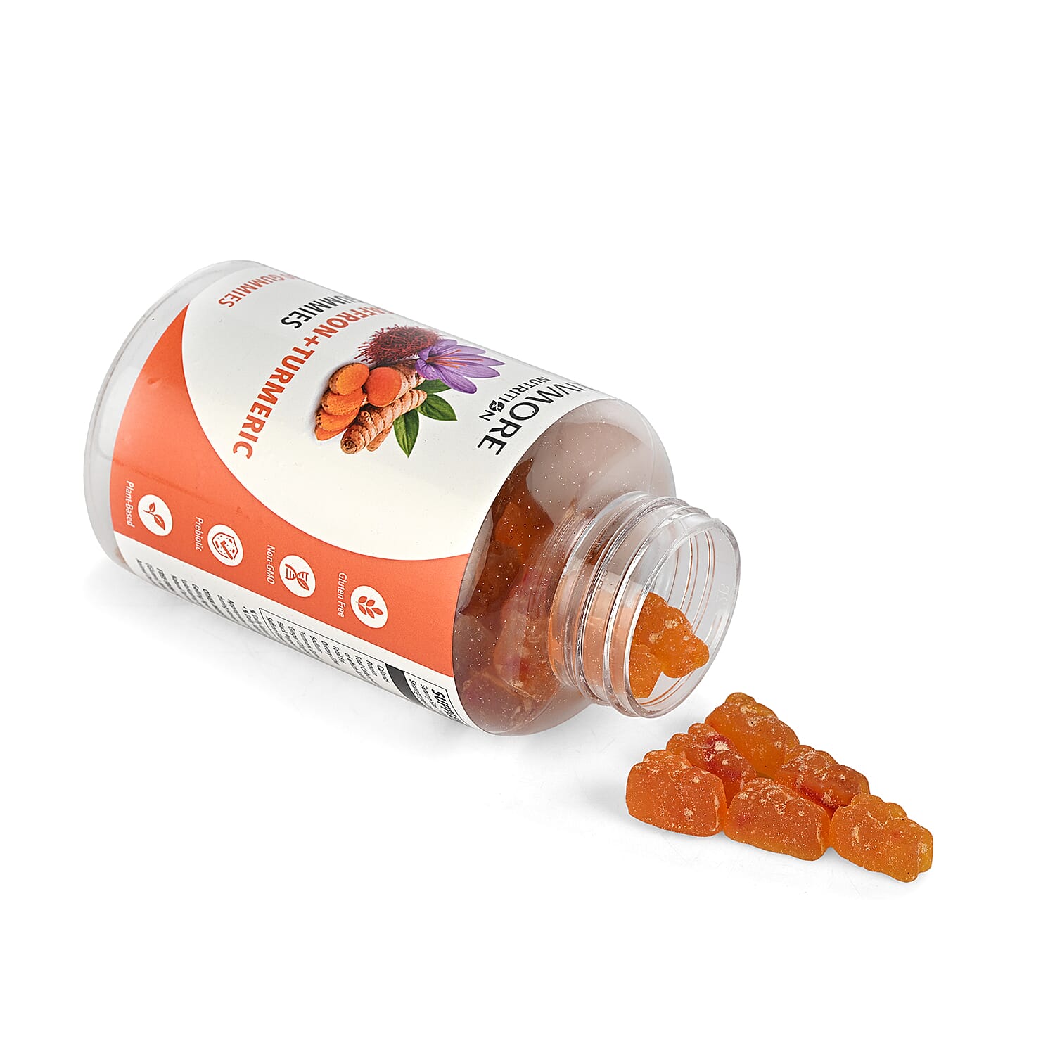 Turmericblend saffron Gummies Supplement, Contains 60 gummies