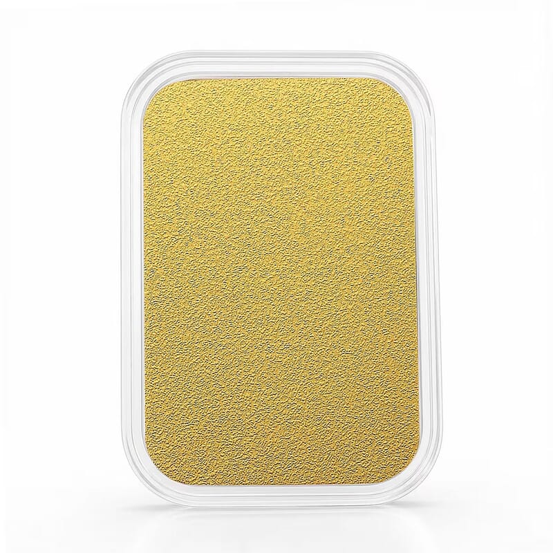 24K Yellow Gold Love Locks Embossed Sheet (31x45.5mm) 10mg