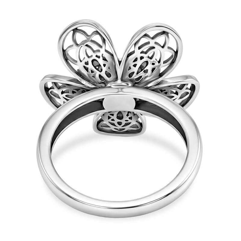 D'Joy Passport to Turkey Artisan Crafted Premium Lagoon Turquoise 0.30 ctw Ring in Sterling Silver (Size 6.0)
