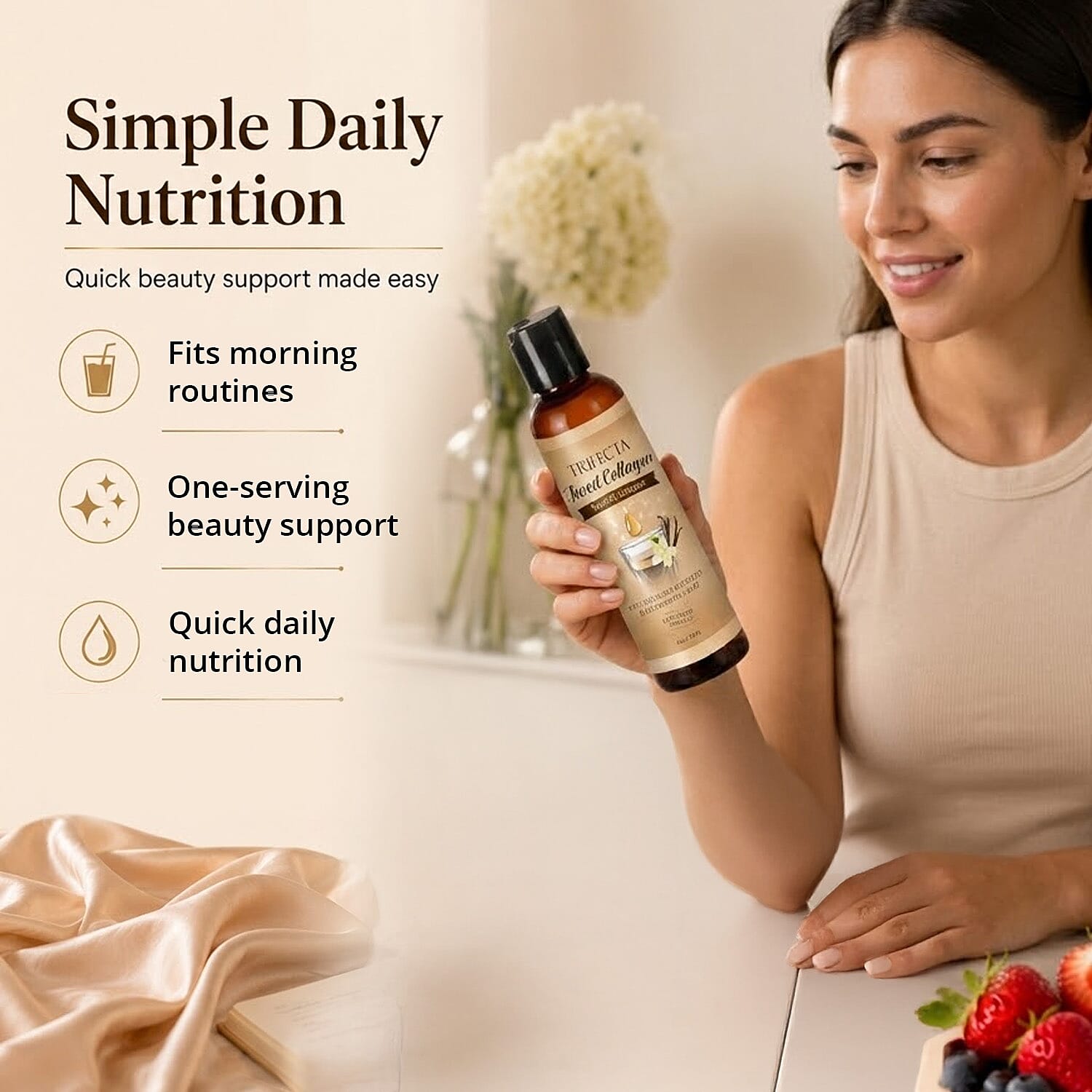 Trifecta Essentials Sweet Collagen - Vanilla Fantasy (Ships in 3-5 Days)