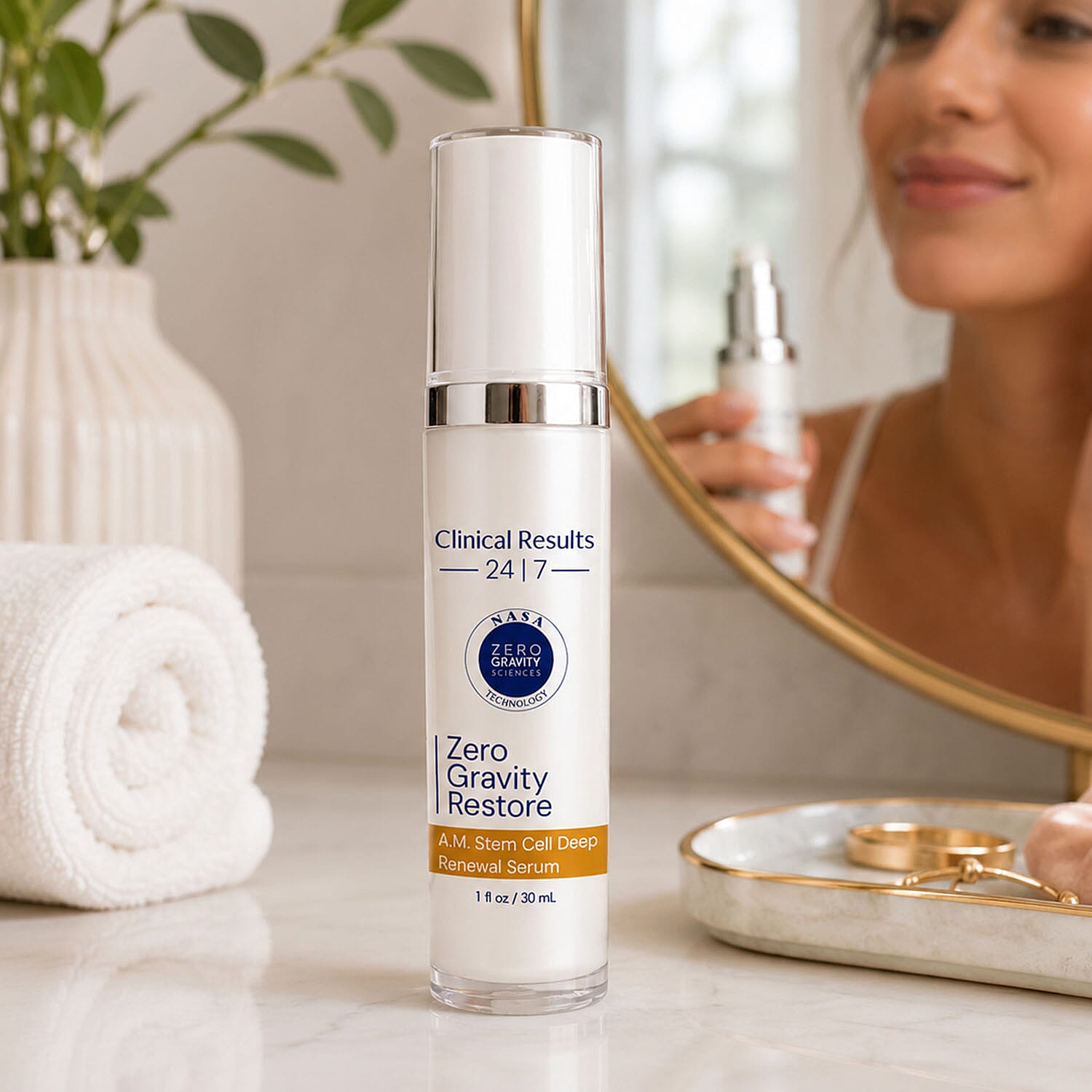 Clinical Results 24/7 Zero Gravity - Restore / Stem Cell Deep Renewal Serum (AM)