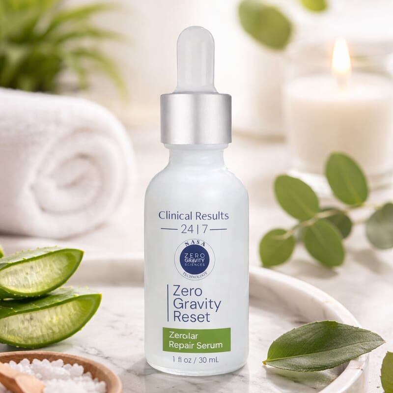 Clinical Results 24|7 Zero Gravity Cellular Repair Serum (1oz) Made in US