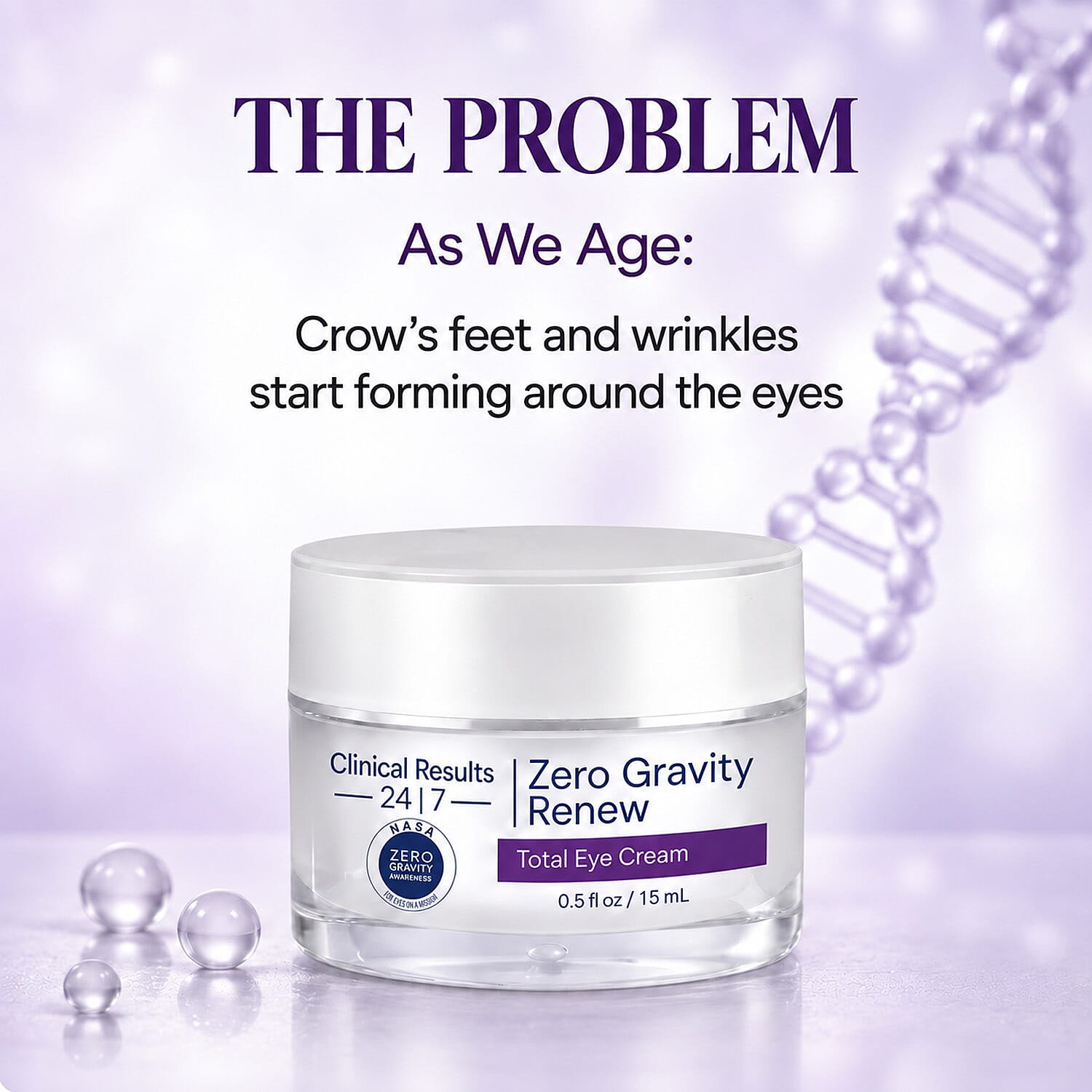 Clinical Results 24/7 Zero Gravity - Renew / Total Eye Cream