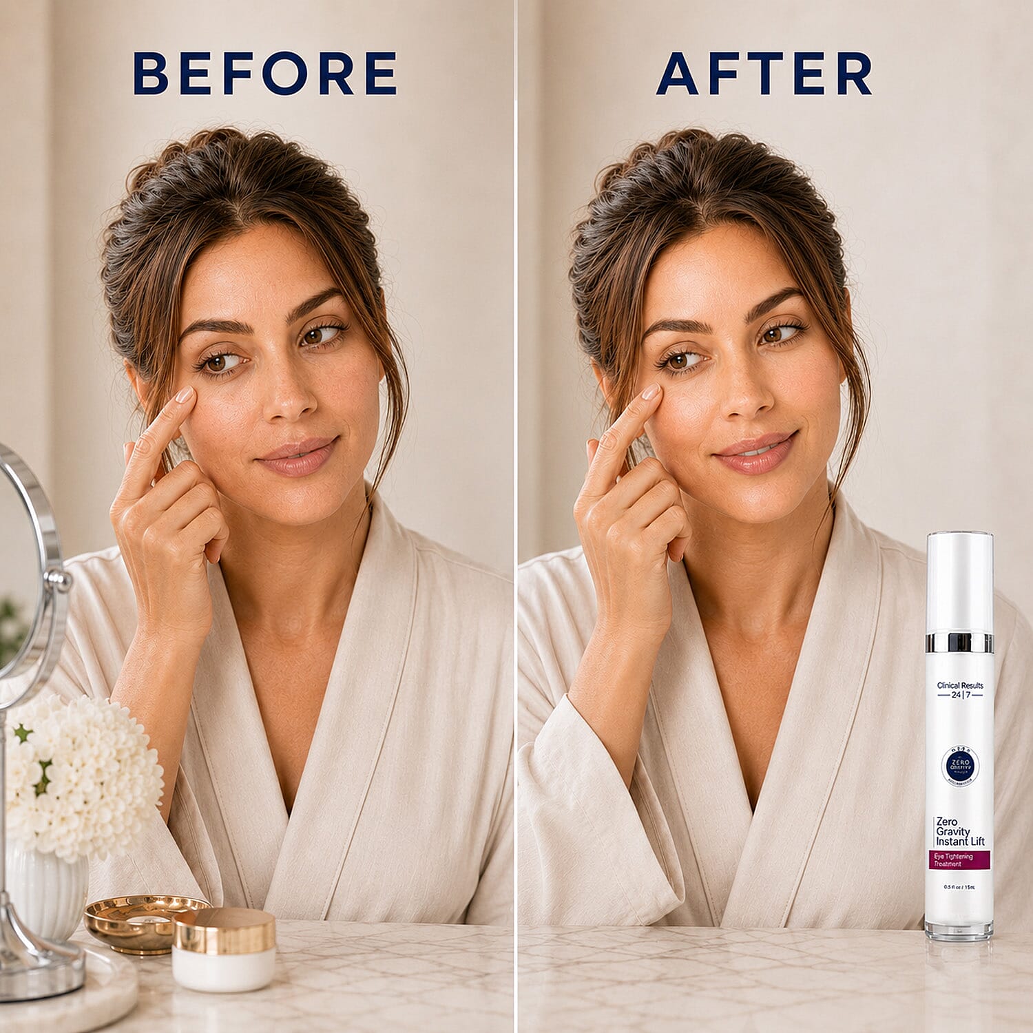 Clinical Results 24|7 Zero Gravity - Instant Lift / Eye Tightening Treatment