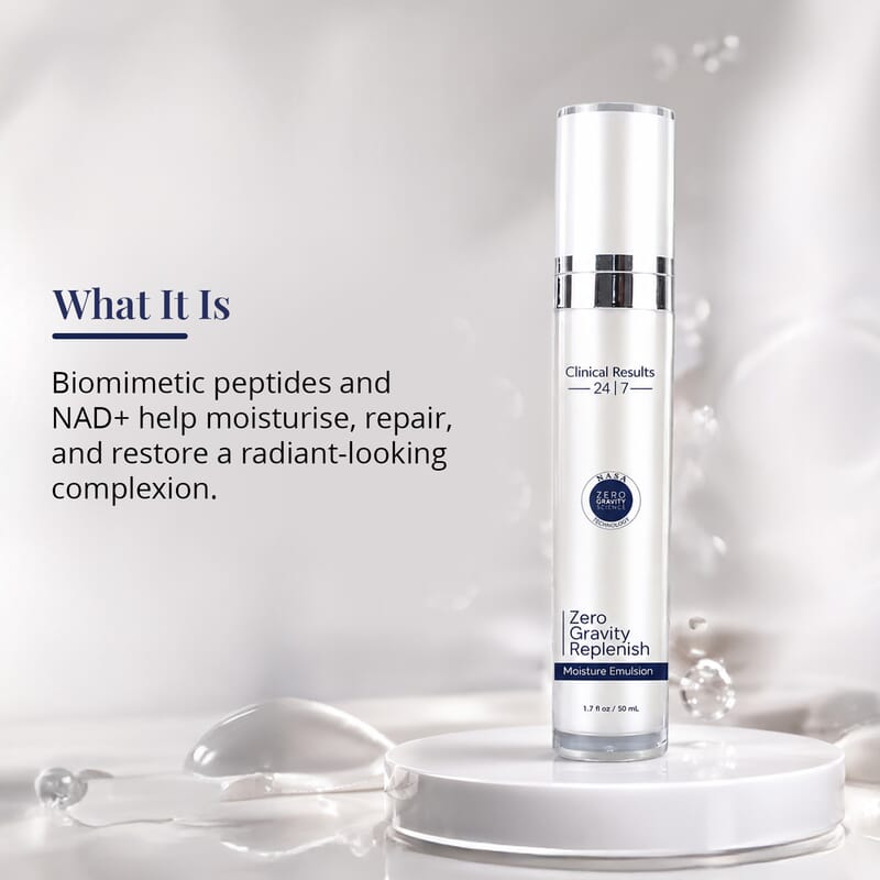 Clinical Results 24|7 Zero Gravity - Replenish / Moisture Emulsion