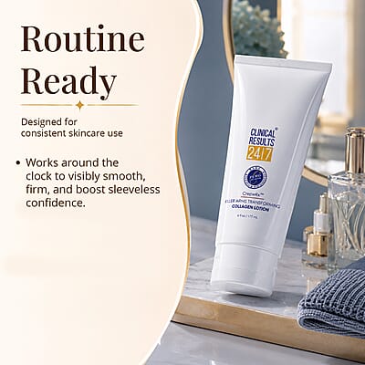 Clinical Results 24|7 Killer Arms Transforming Collagen Lotion 4 0z,