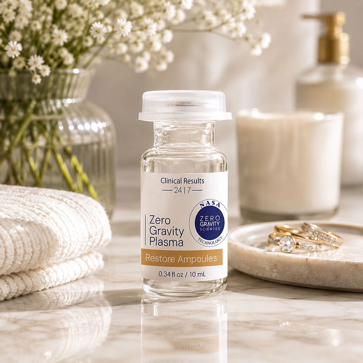 Clinical Results 24|7 Zero Gravity - Restore+ / PlasmaMax Ampoules (with punch down micro-needle)
