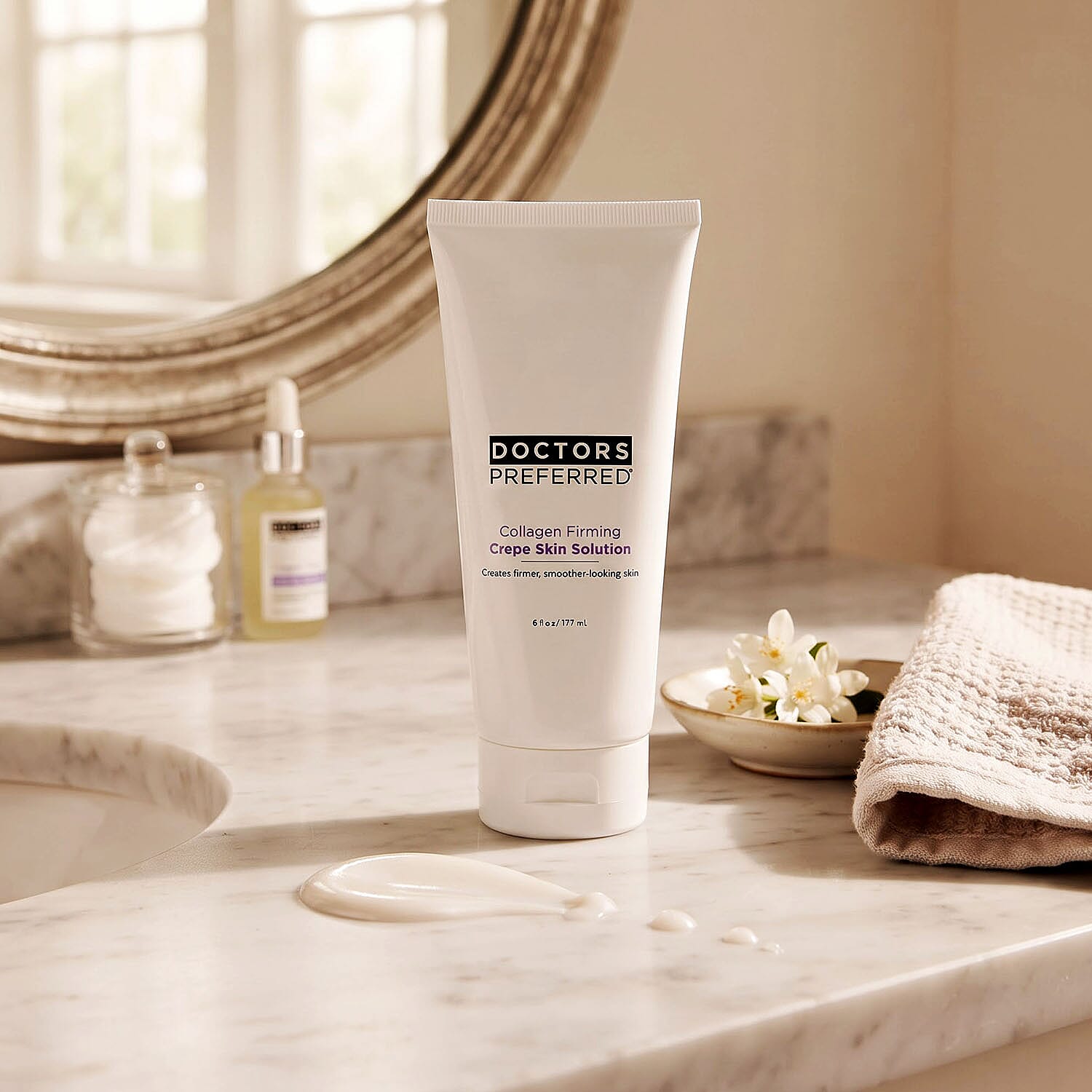 Doctors Preferred Collagen Firming Crepe Skin Solution (6oz) Made in US
