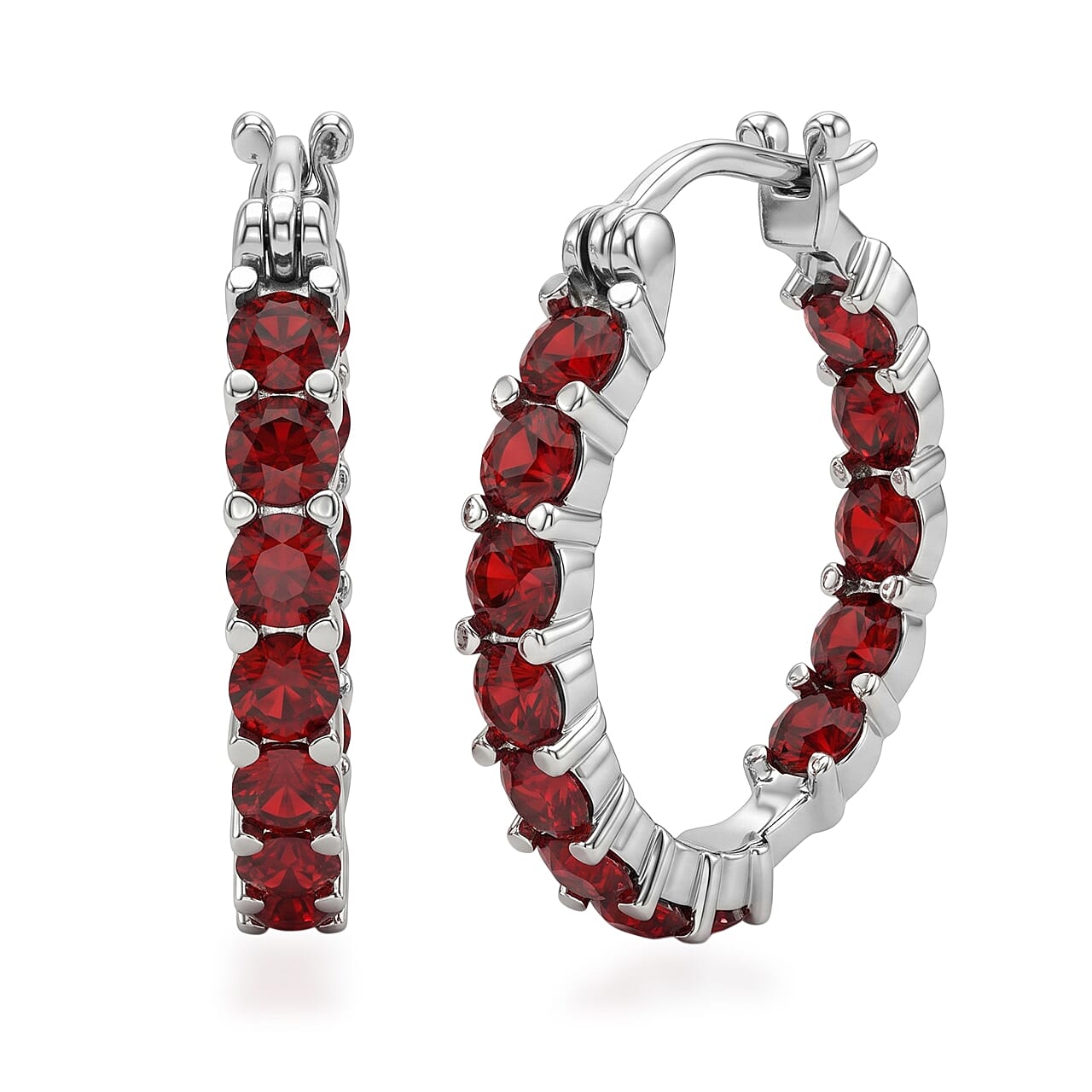 EverTrue Swarovski Crystal Earrings in Stainless Steel