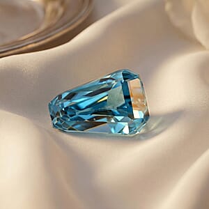 AAAA Cambodian Blue Zircon (Fancy Free Size) 6.00 ctw