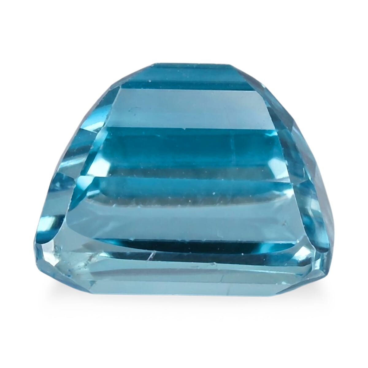 AAAA Perito Moreno Cambodian Blue Zircon (Oct Free Size) 6.00 ctw image number 2