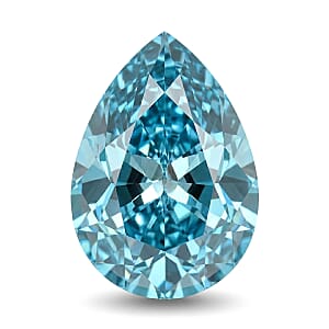 AAAA Cambodian Blue Zircon (Pear Free Size) 6.00 ctw