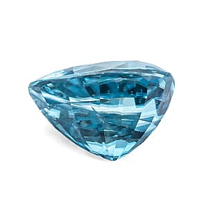 AAAA Cambodian Blue Zircon (Pear Free Size) 6.00 ctw