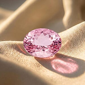 Certified and Appraised AAAA Pink Morganite (Ovl 12x10 mm) 4.00 ctw