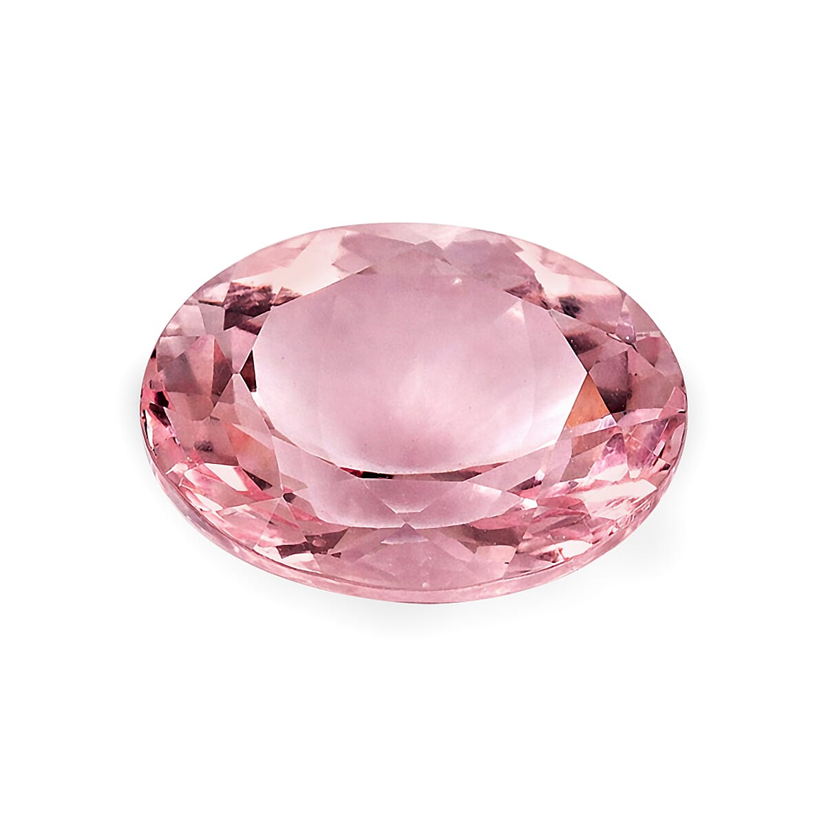 Certified and Appraised AAAA Palmeiras Pink Morganite (Ovl 12x10 mm) 4.00 ctw image number 2
