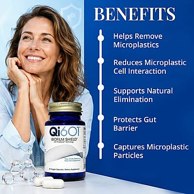 Qi601 Biofilm Shield with Probiomic Technology Dietary Supplement (30 Capsules) Made in US